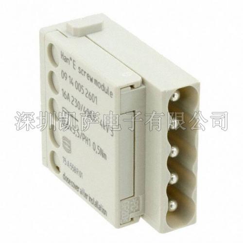 HARTING重負荷電源連接器09140052601