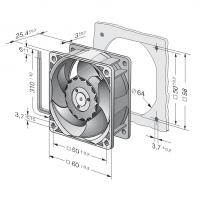 624HH緊湊型交直流風(fēng)機(jī)ebmpapst原裝正品