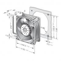 3214J/2N緊湊型交直流風(fēng)機(jī)ebmpapst全新原裝正品