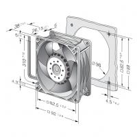3214JN緊湊型交直流風(fēng)機(jī)ebmpapst全新原裝正品