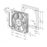 3412N-2HH緊湊型交直流風機ebmpapst全新原裝正品