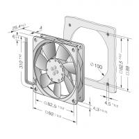 3414NGH緊湊型交直流風(fēng)機(jī)ebmpapst全新原裝正品