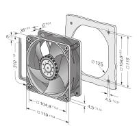 4414-2HH緊湊型交直流風機ebmpapst全新原裝正品