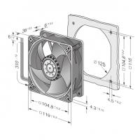 4414-12M緊湊型交直流風(fēng)機(jī)ebmpapst全新原裝正品